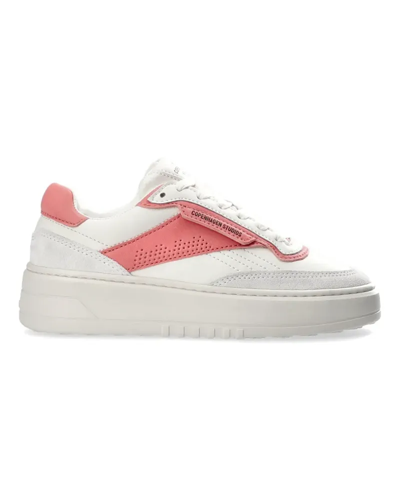 Copenhagen perforated sneakers - Weiß Weiß