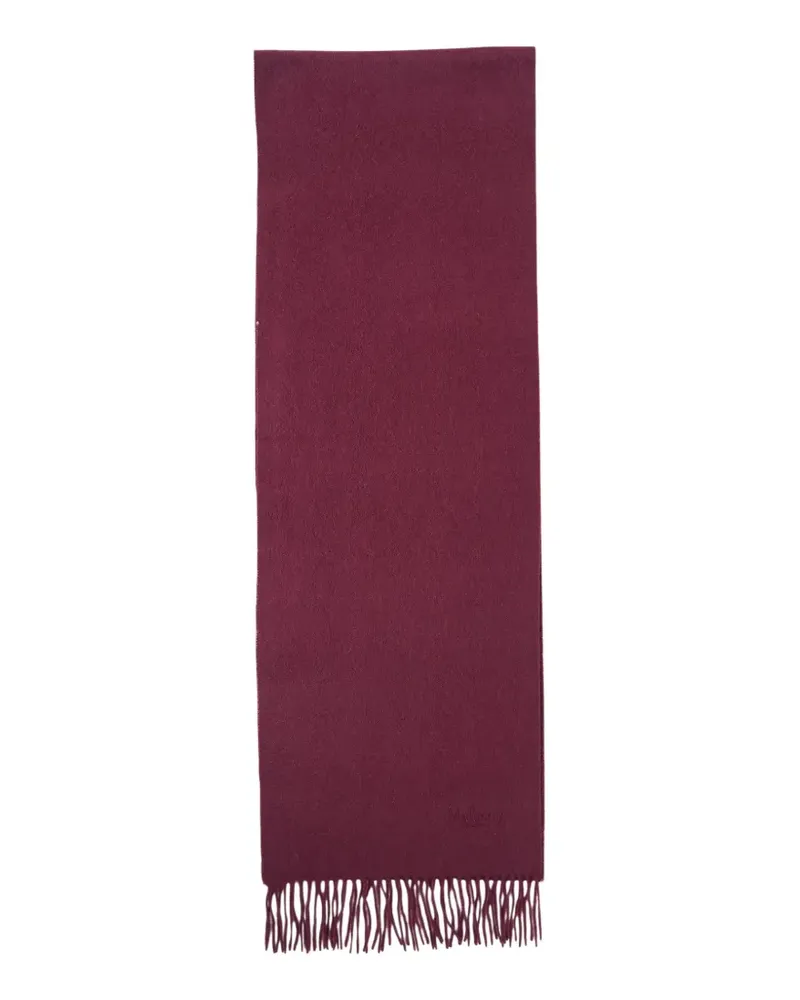 Mulberry Schal mit Fransensaum - Rot Rot