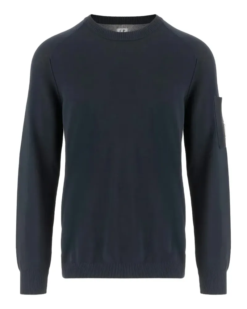 C.P. Company Pullover mit Lens-Detail - Blau Blau