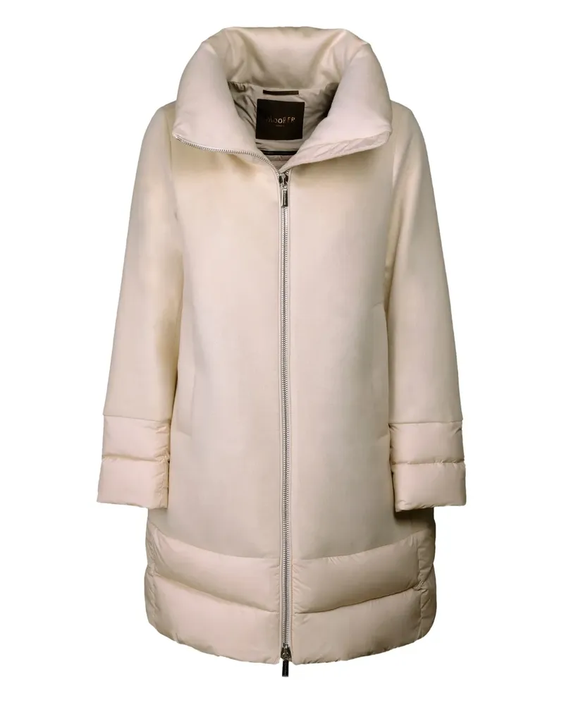 MOORER Wattierter Soraya Mantel - Nude Nude