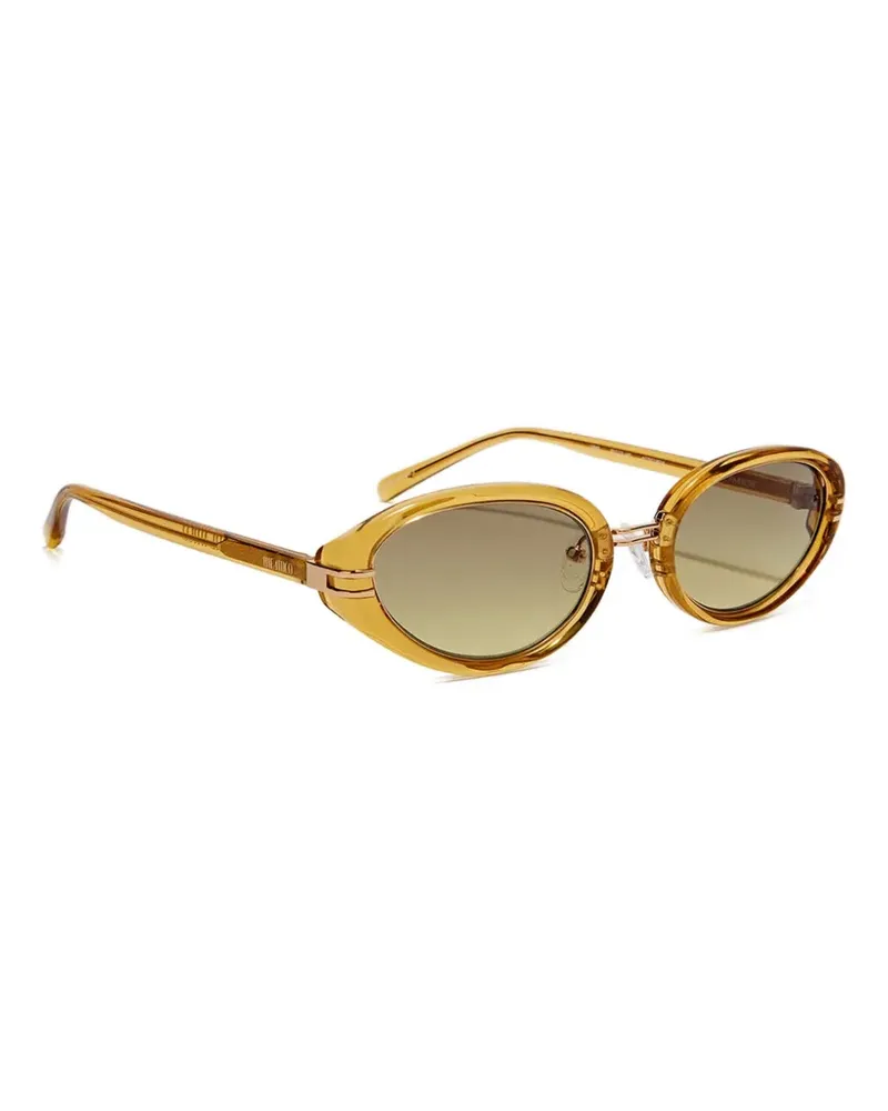 ATTICO oval-frame sunglasses - Gelb Gelb