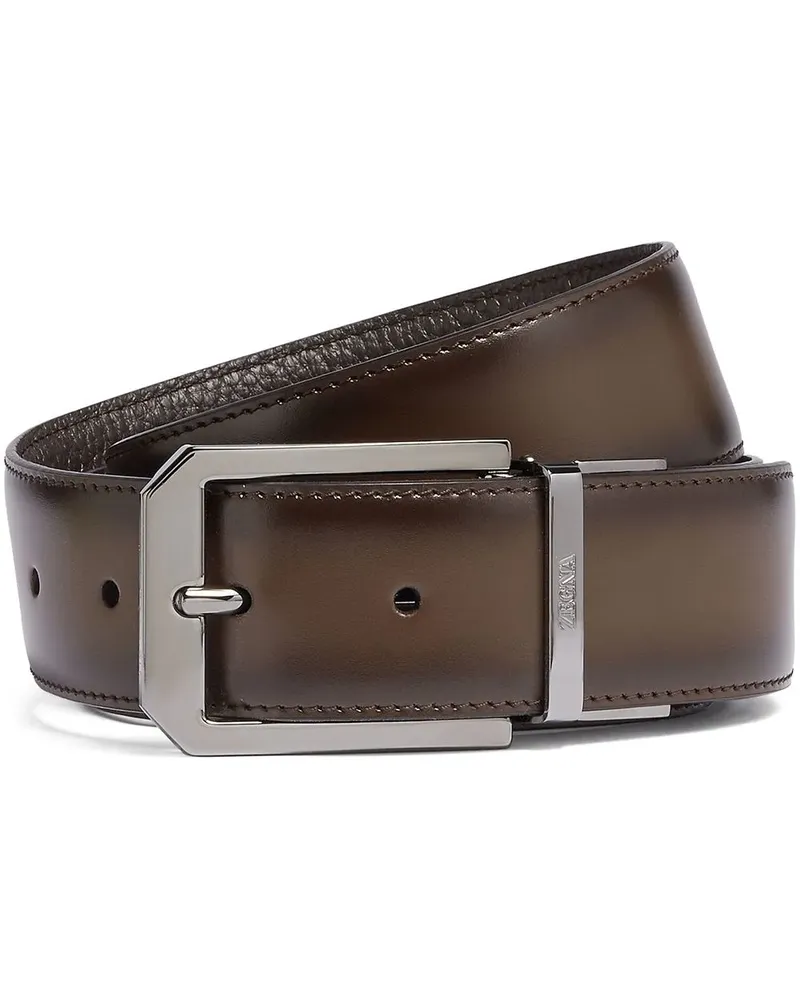 Ermenegildo Zegna Wendbarer Ruth Gürtel - Braun Braun