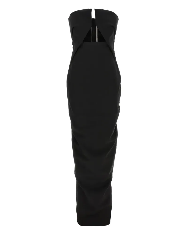 Rick Owens Maxikleid mit Cut-Outs - Schwarz Schwarz