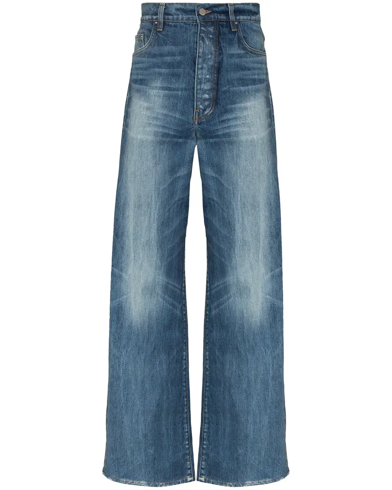 Amiri Weite Baggy-Jeans - Blau Blau
