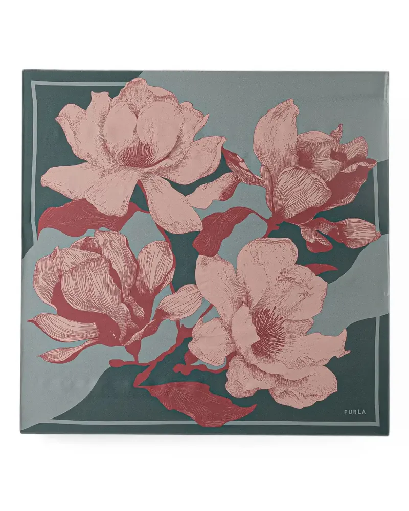 Furla Tortona carré scarf - Grün Grün