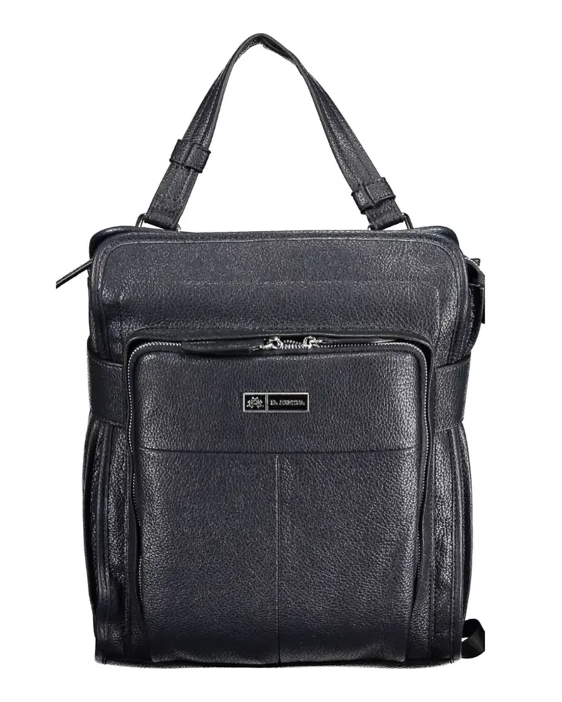 La Martina logo-plaque backpack - Blau Blau