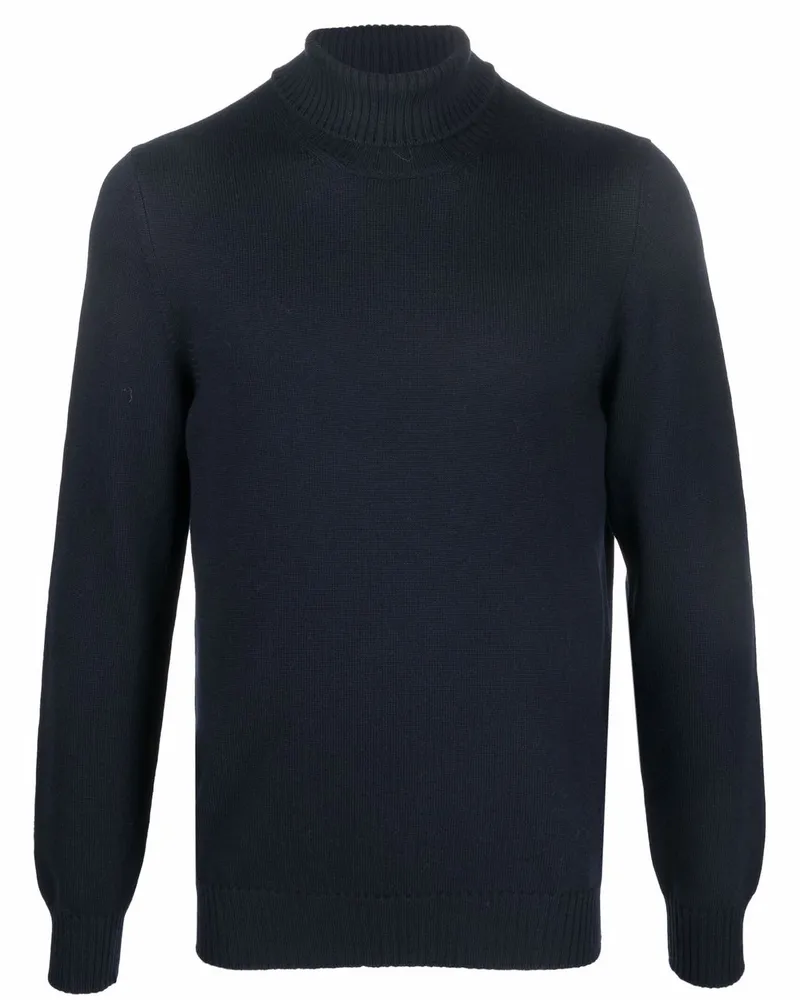 La Fileria Pullover mit Rollkragen - Blau Blau