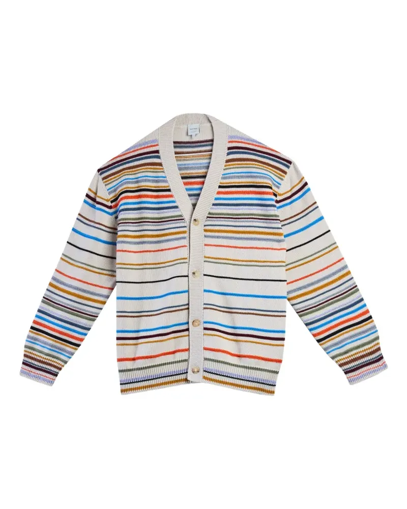 Paul Smith Cairo Stripe Cardigan - Nude Nude