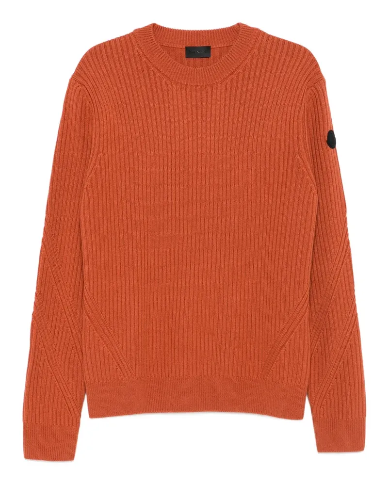 Moncler ribbed crew-neck sweater - Orange Orange
