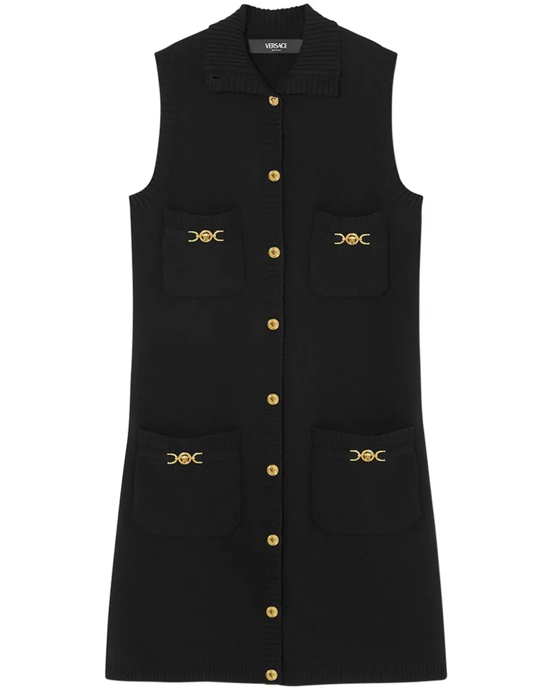 Versace Gestricktes Medusa '95 Kleid - Schwarz Schwarz