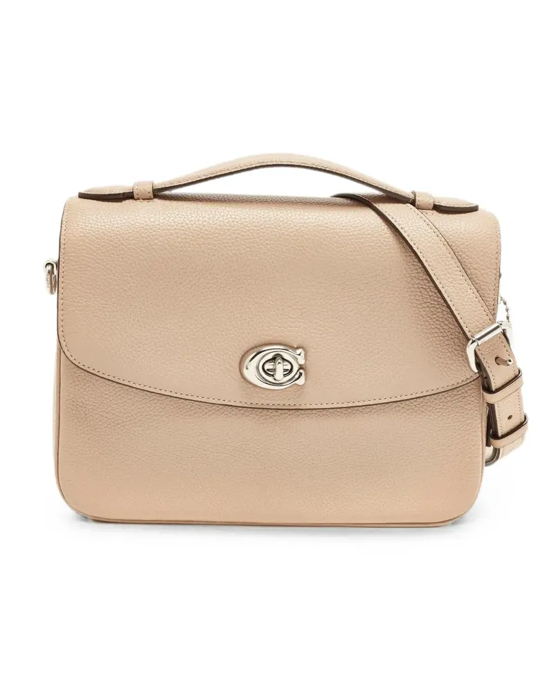 Coach Cassie leather crossbody bag - Nude Nude