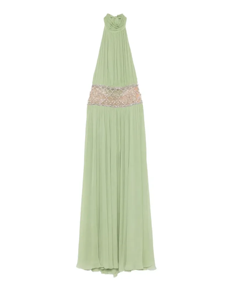 Retrofête Kreeli Maxikleid mit Kristallen - Grün Grün
