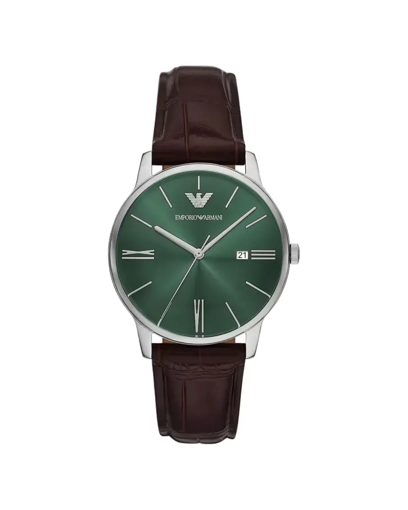 Emporio Armani Klassische Armbanduhr 39mm - Grün Grün