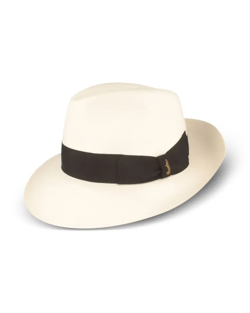 Borsalino Panama-Hut mit Schleifendetail - Nude Nude