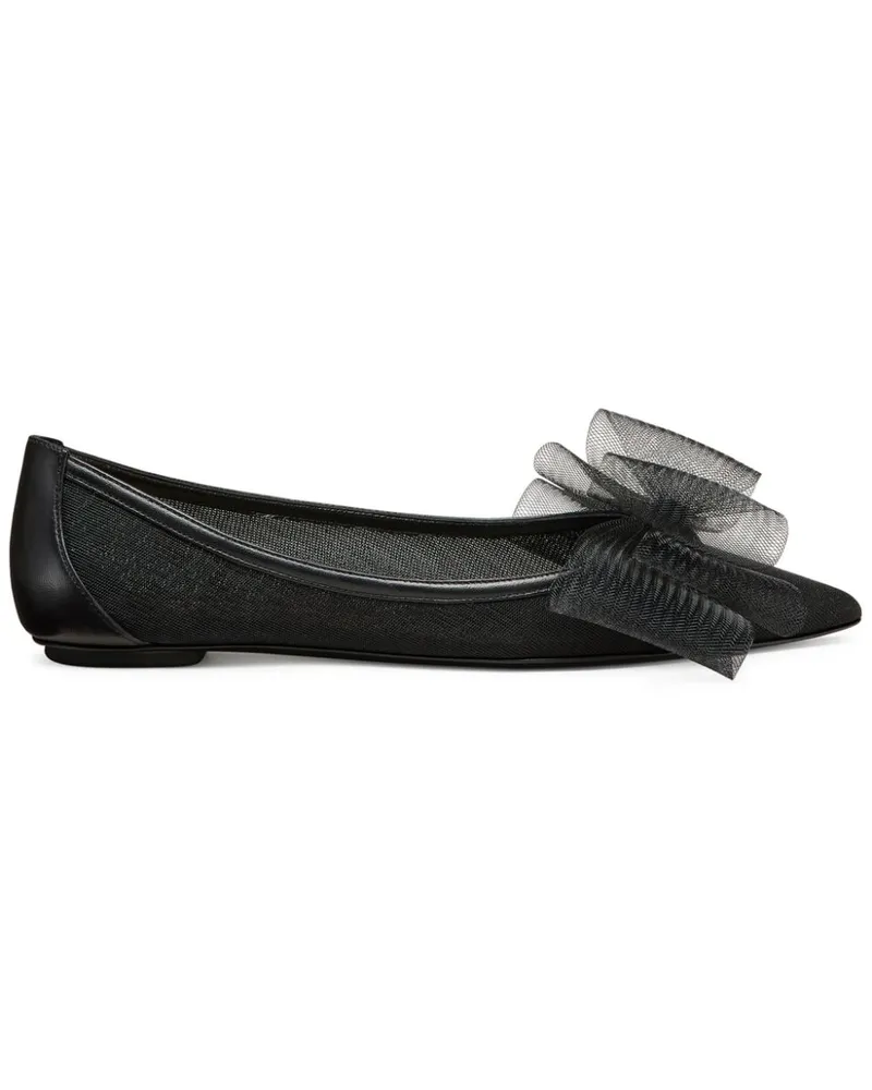 Stuart Weitzman Klassische Ballerinas - Schwarz Schwarz