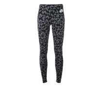 Leggings mit Print - Schwarz