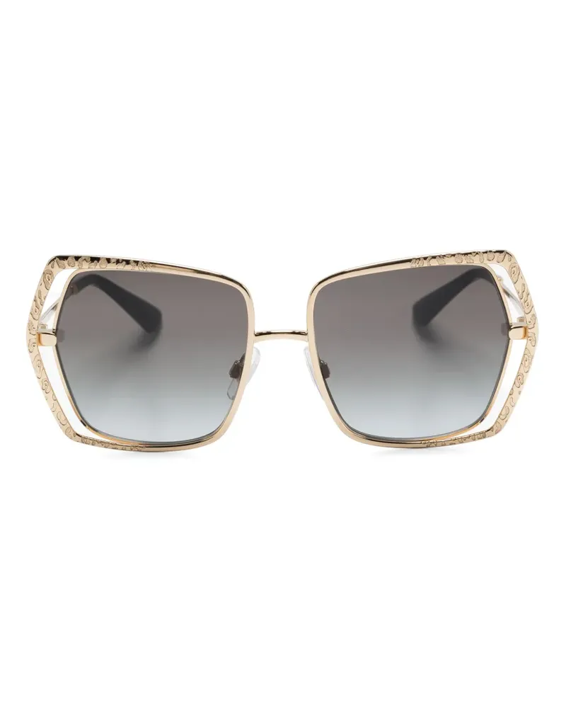 Dolce & Gabbana DG2306 Oversized-Sonnenbrille - Gold Gold