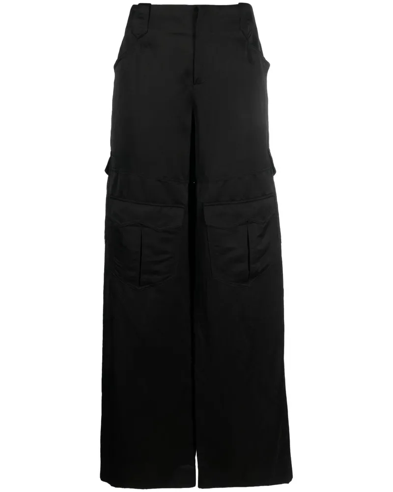 Tom Ford Lustrous Cargohose - Schwarz Schwarz