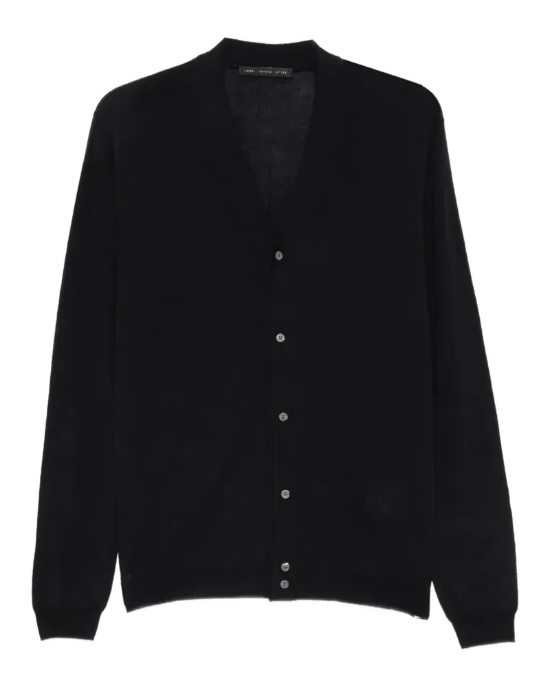 Low Brand Cardigan mit V-Ausschnitt - Blau Blau