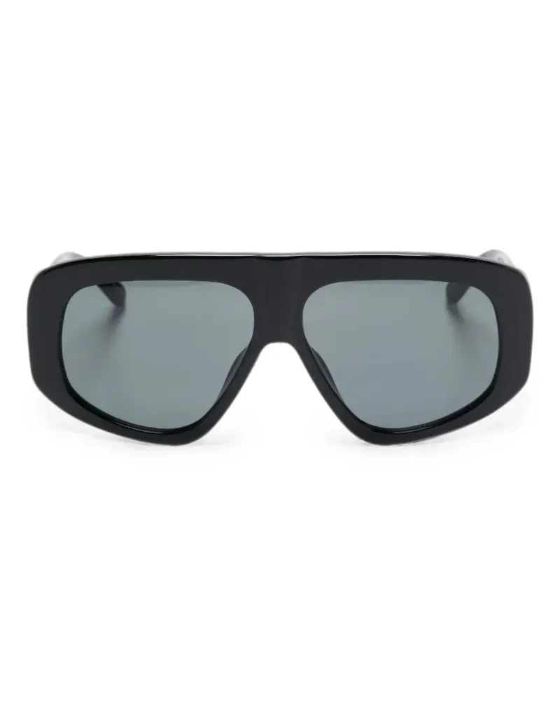 ATTICO x LINDA FARROW geometric-frame sunglasses - Schwarz Schwarz