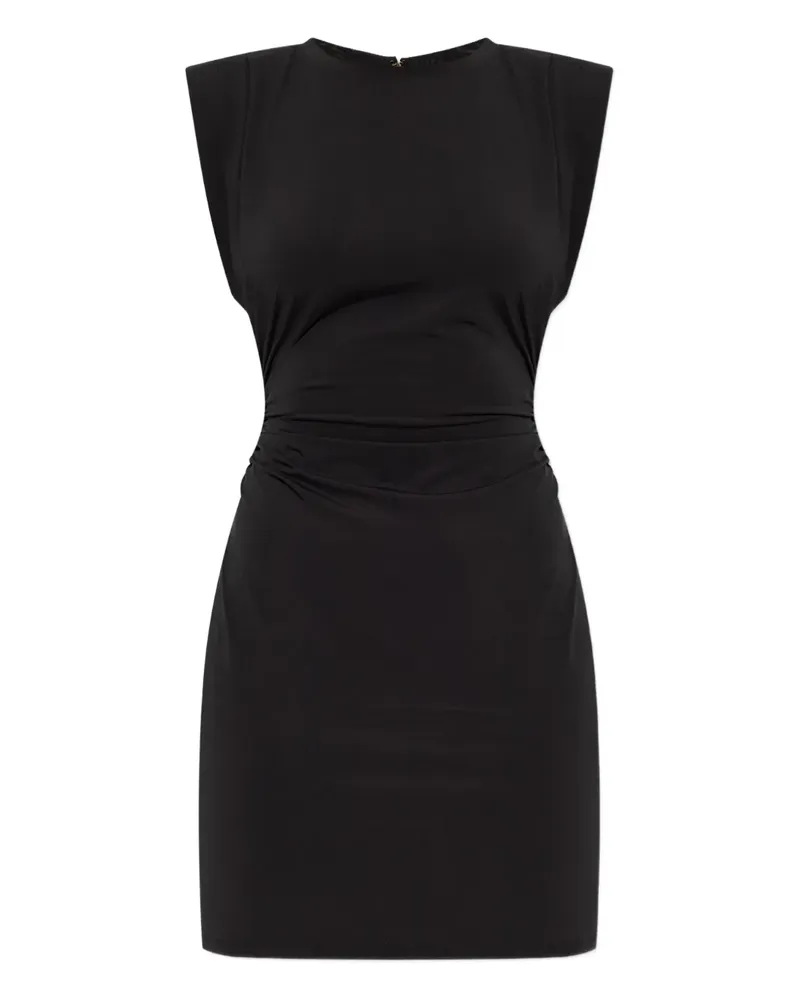 Michael Kors Minikleid mit Raffung - Schwarz Schwarz