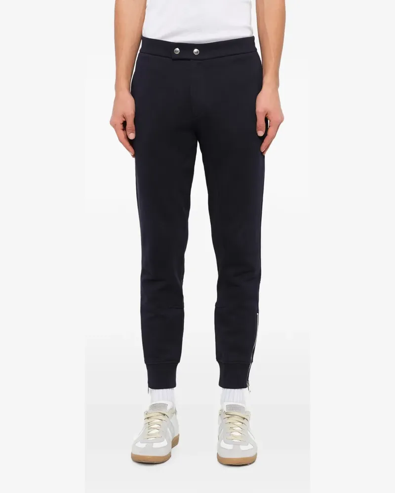 Alexander McQueen zip-detail track pants - Blau Blau