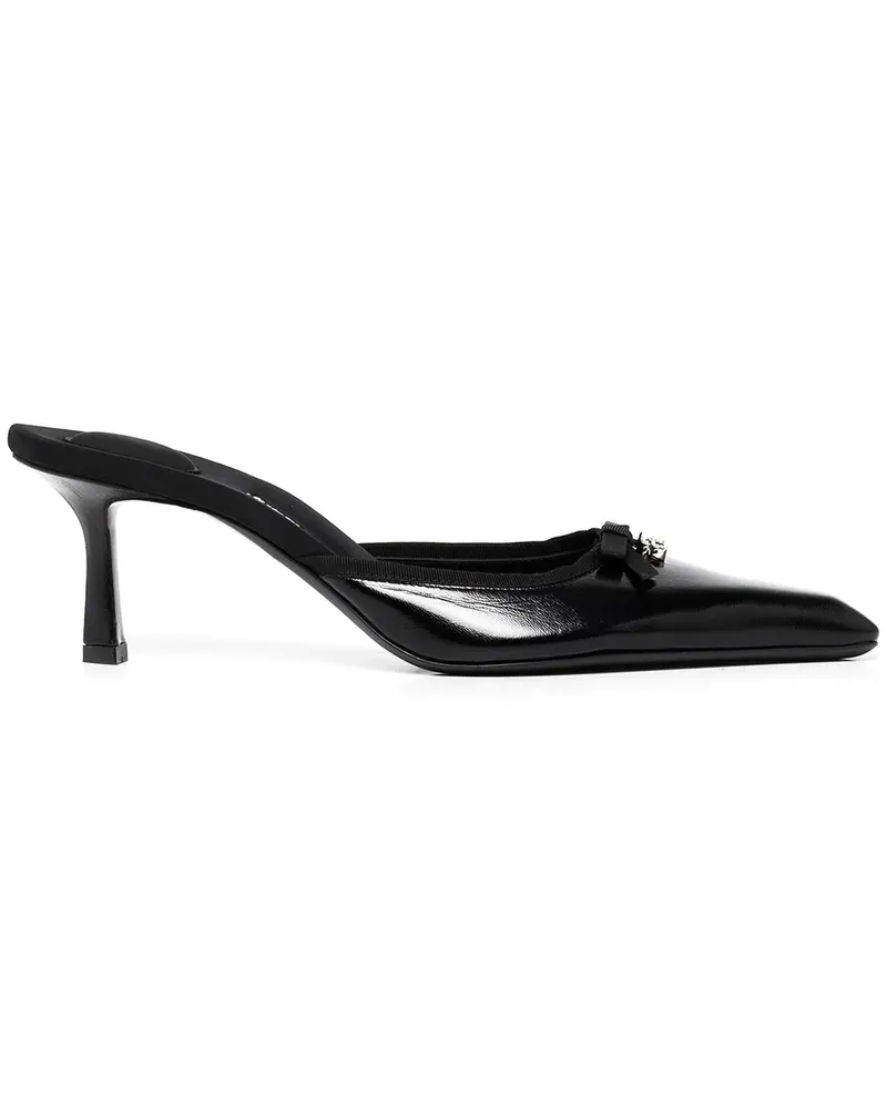 Alexander Wang Mules mit Kristallen - Schwarz Schwarz