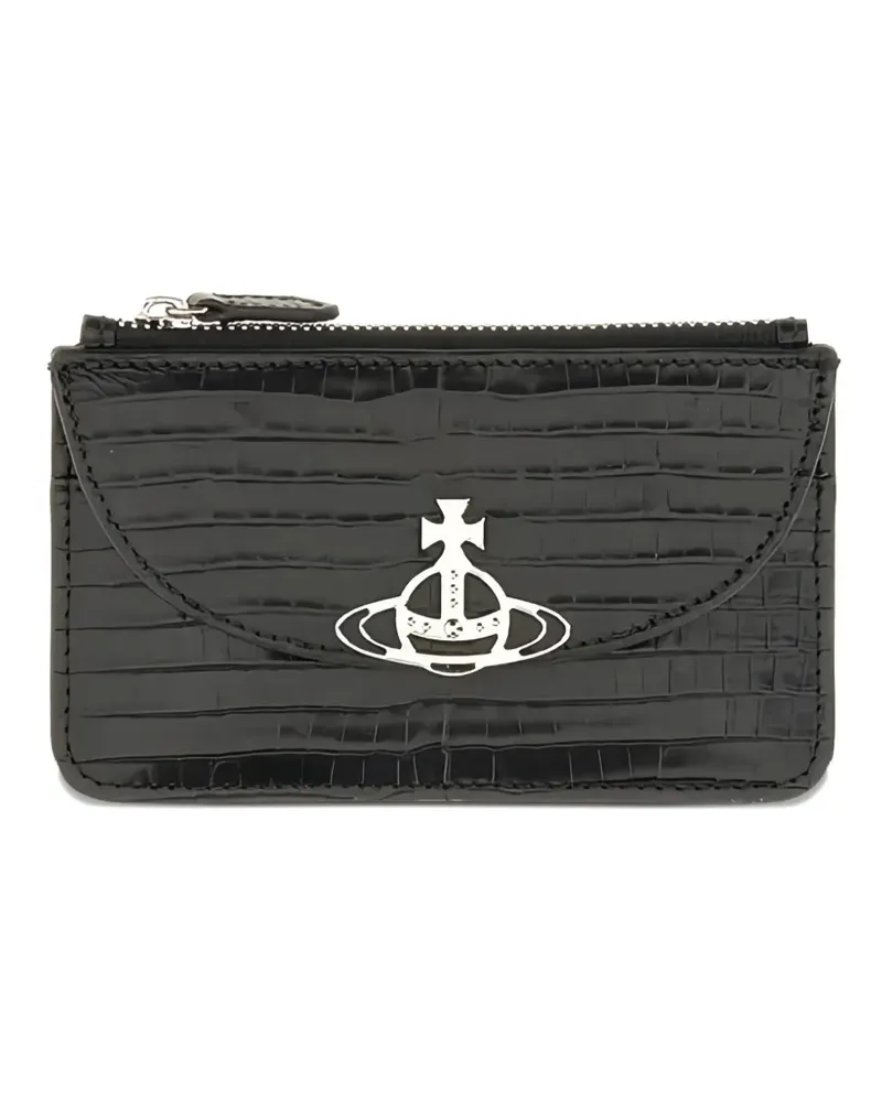 Vivienne Westwood Orb-embossed wallet - Schwarz Schwarz