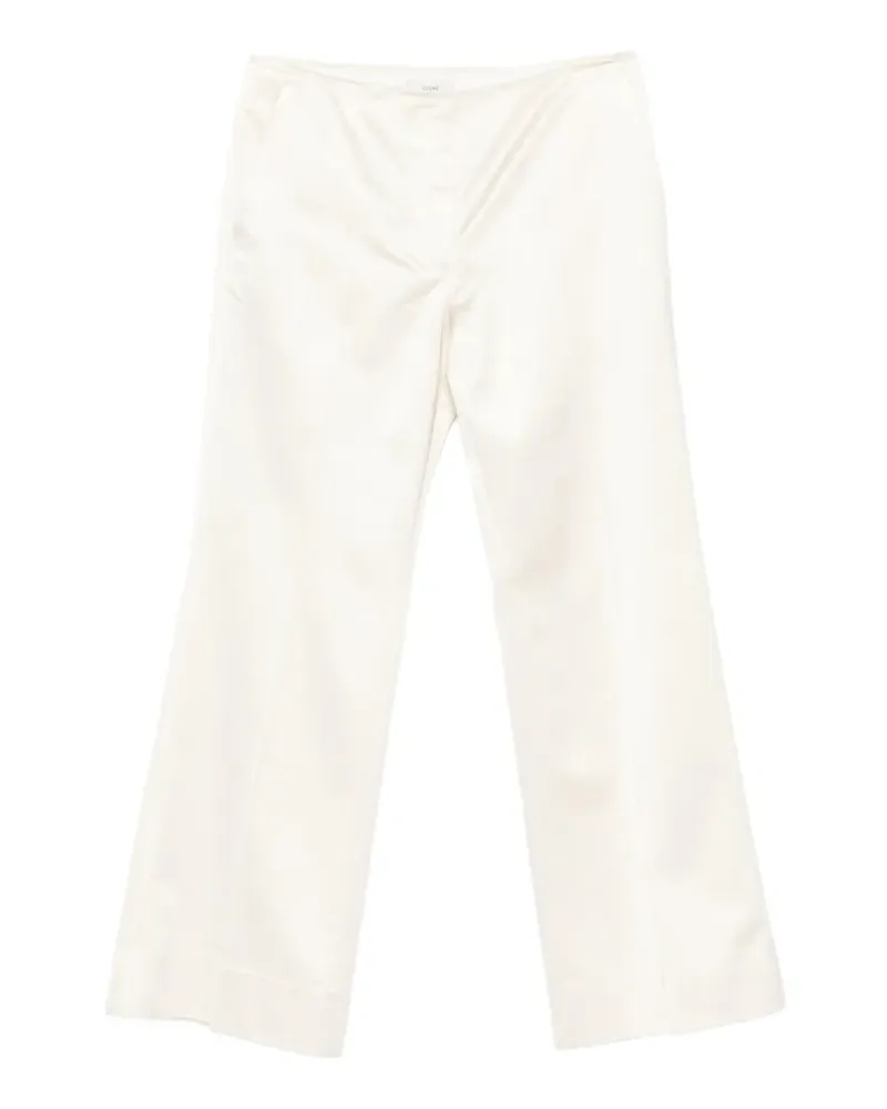 Totême kick flare trousers - Nude Nude