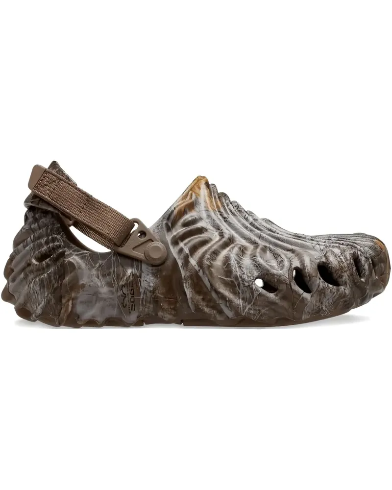 Crocs Pollex Clog "Salehe Bembury - Real Tree Camo" Sandalen - Braun Braun