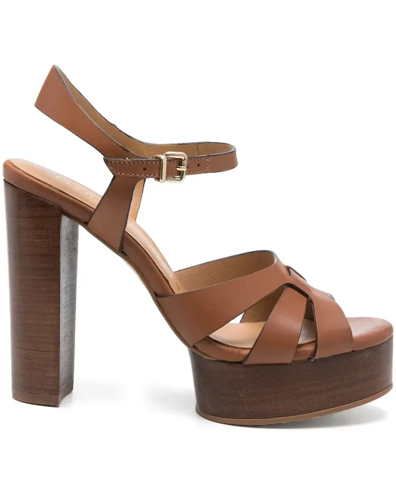 Pedro Miralles Sandalen mit Absatz 120mm - Braun Braun