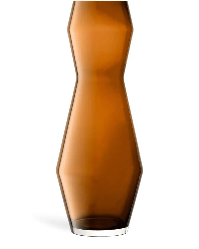 LSA International Sculpt Glasvase (65x25cm) - Braun Braun