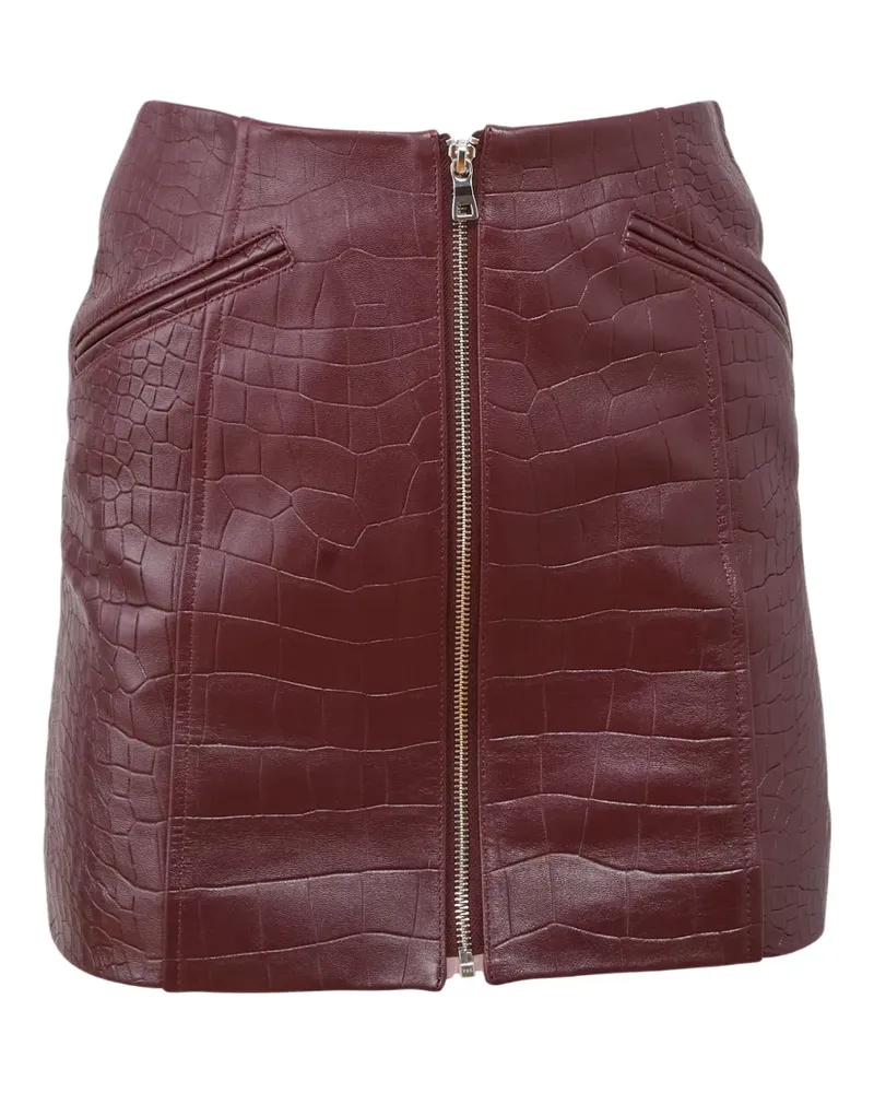 Fleur Du Mal Piper Rock mit Kroko-Effekt - Rot Rot