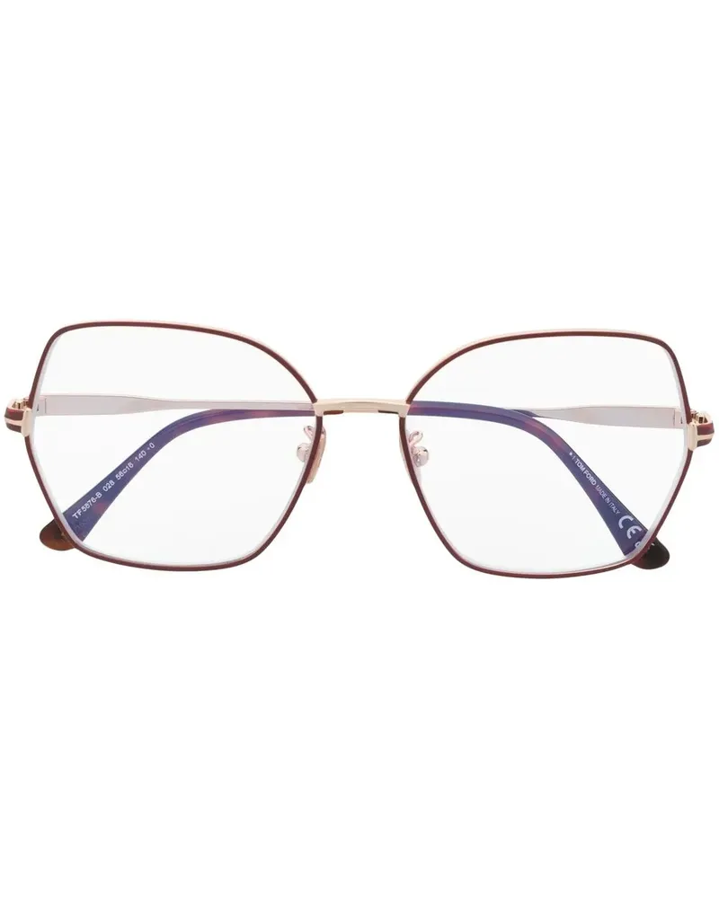 Tom Ford Brille mit Sterndetail - Gold Gold
