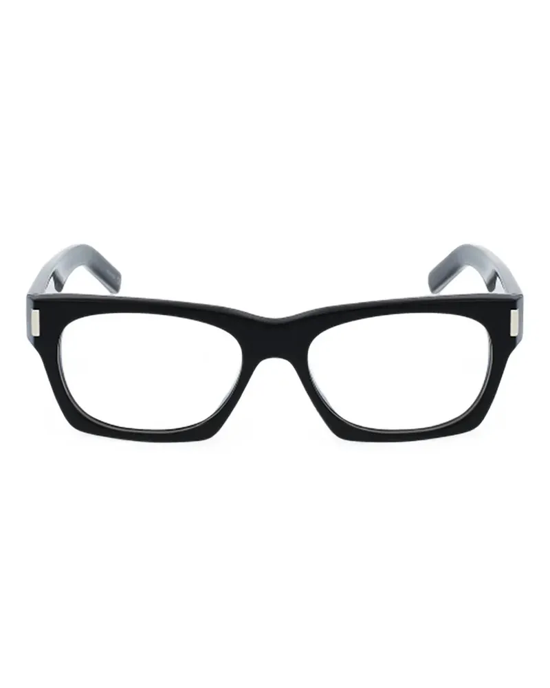 Saint Laurent Brille mit breitem Gestell - Schwarz Schwarz