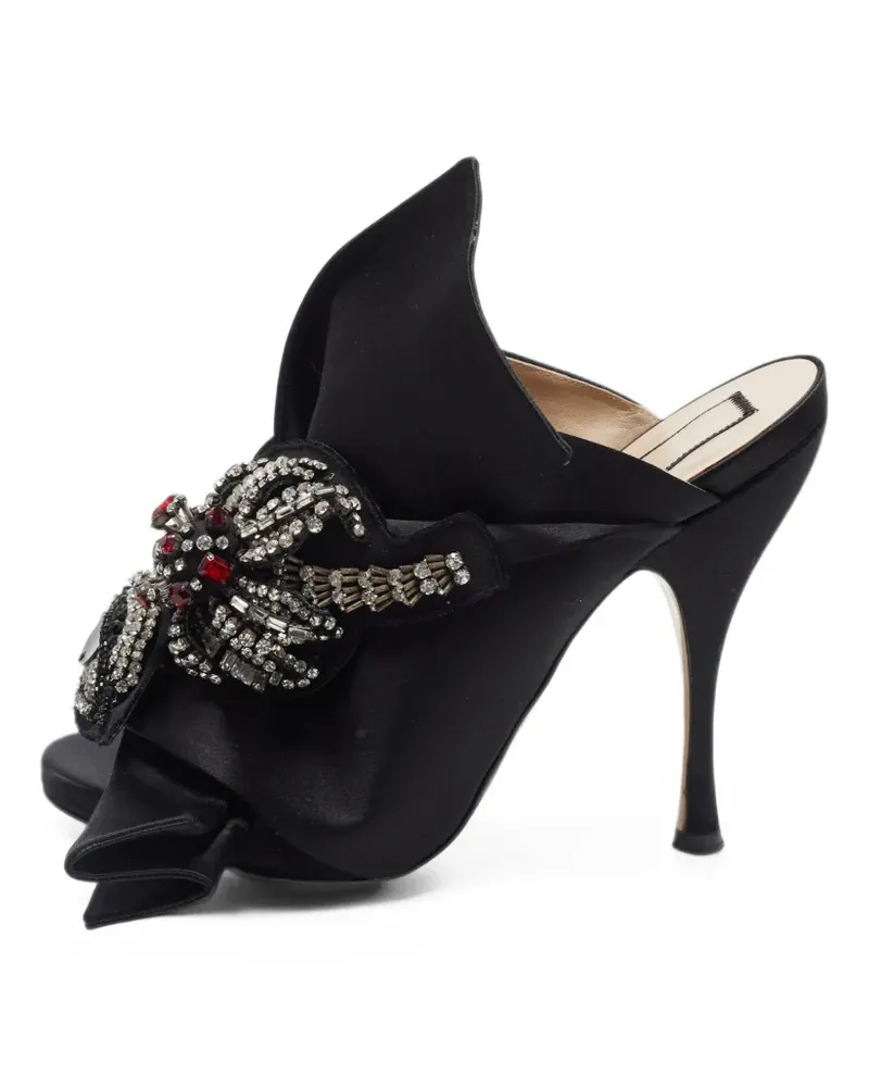N° 21 Raso Knot open-toe pumps - Schwarz Schwarz