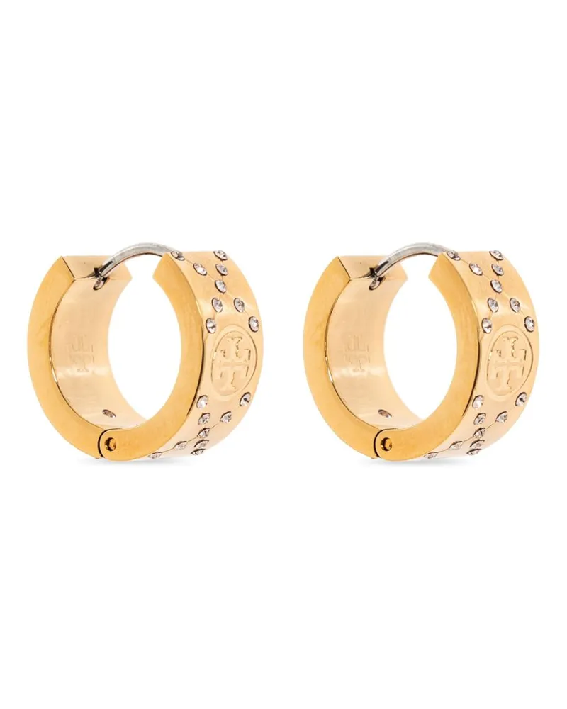Tory Burch Kleine Creolen mit T-Monogramm - Gold Gold