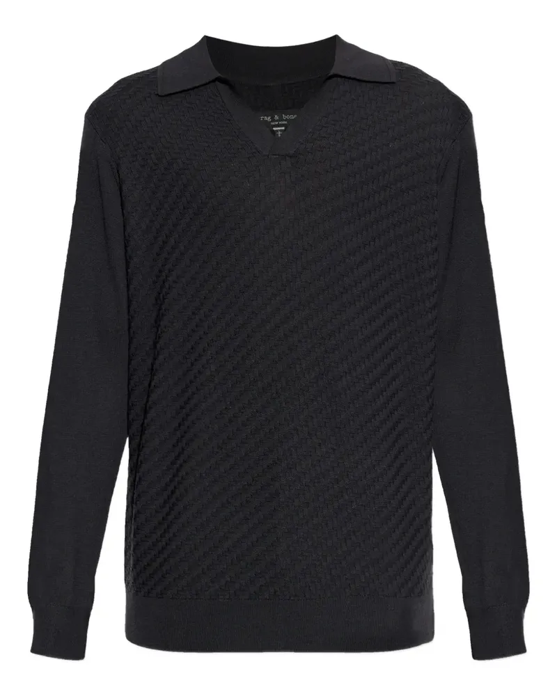 Rag & Bone Charles V-neck sweater - Schwarz Schwarz