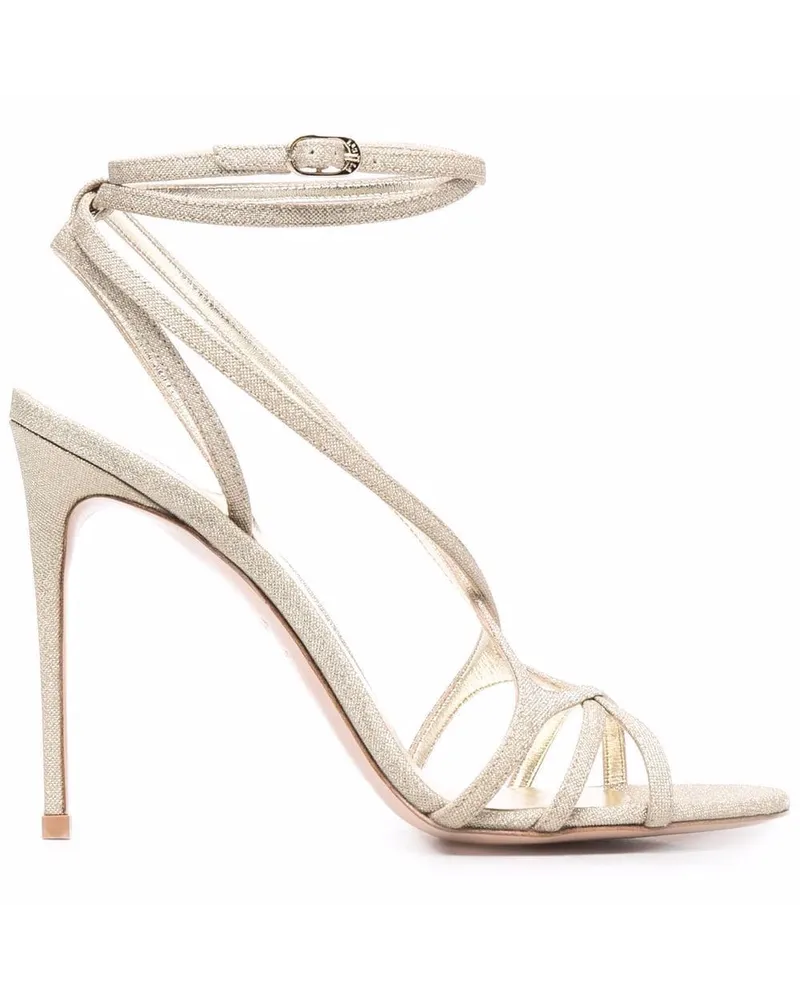 Le Silla Metallische Sandalen mit Riemchen - Gold Gold