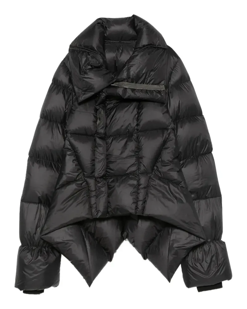 Rick Owens Gesteppte Jacke mit Stehkragen - Schwarz Schwarz