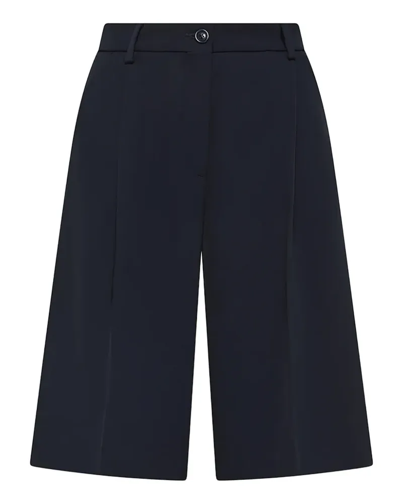 CRUNA pleated shorts - Blau Blau