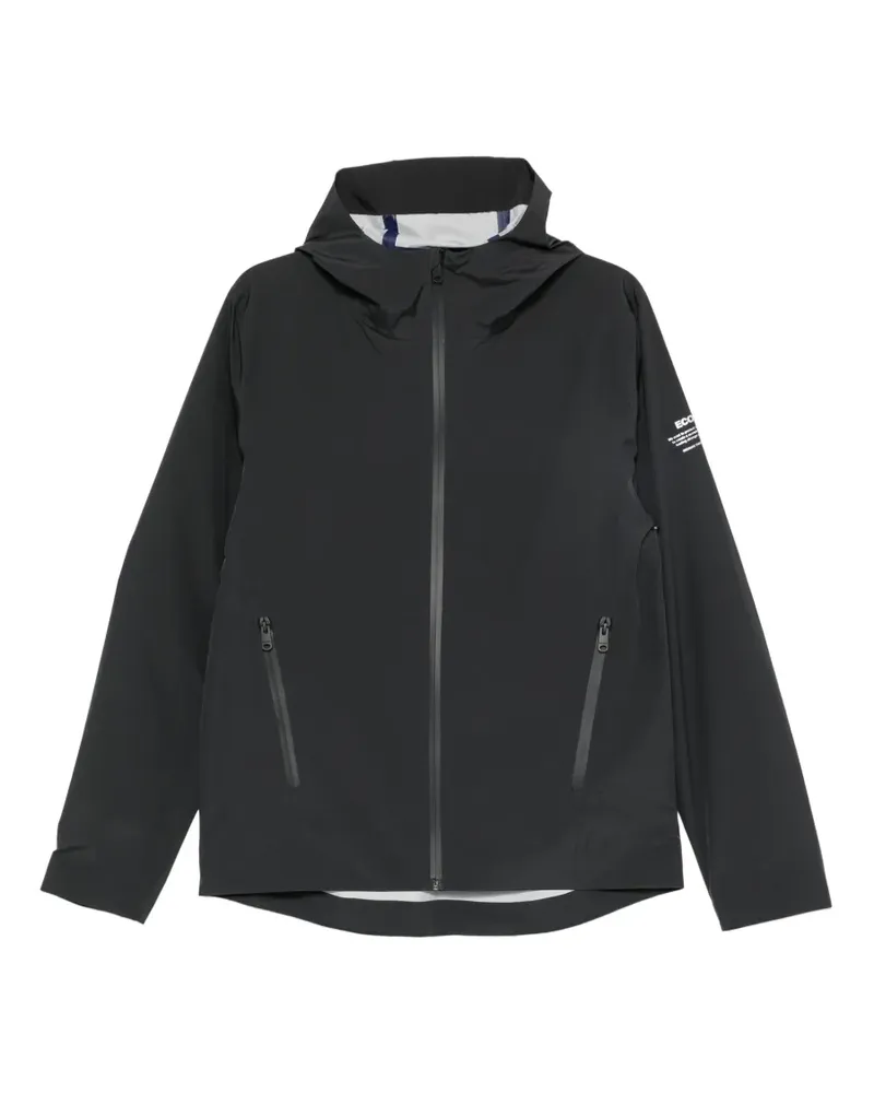 ECOALF hooded zip-up jacket - Schwarz Schwarz