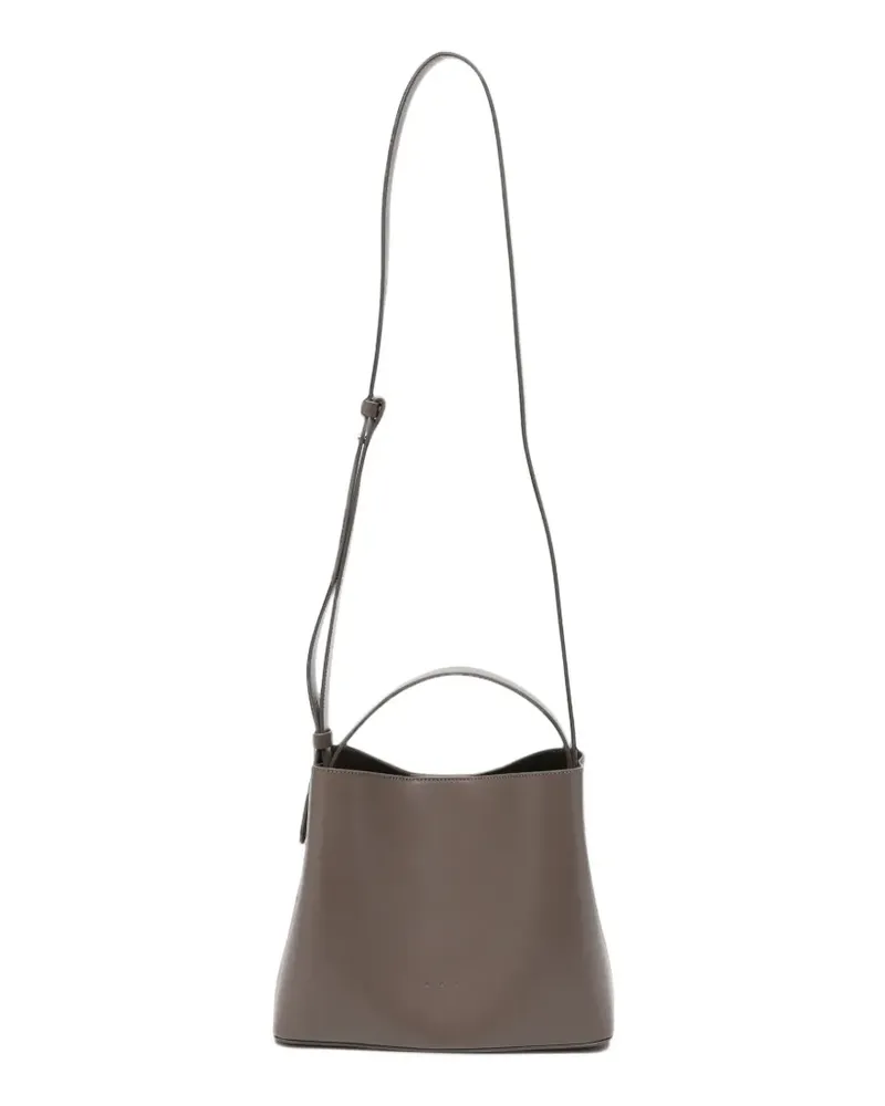 Aesther Ekme mini leather tote bag - Grau Grau