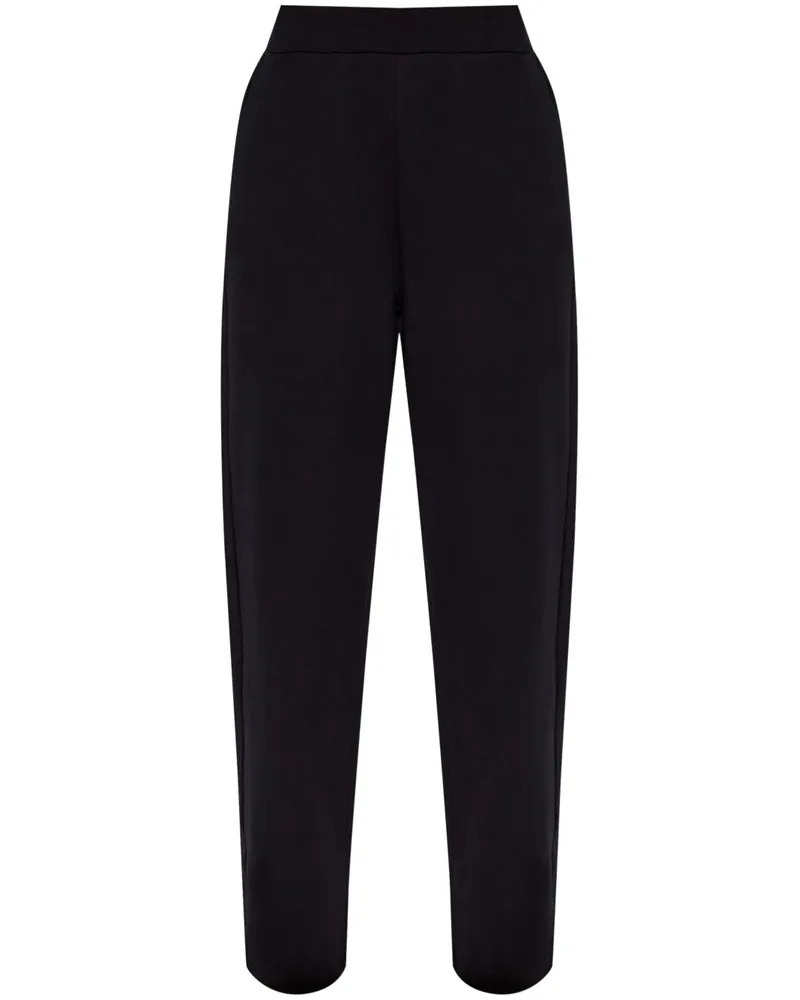 Emporio Armani Jogginghose mit Logo-Stickerei - Schwarz Schwarz