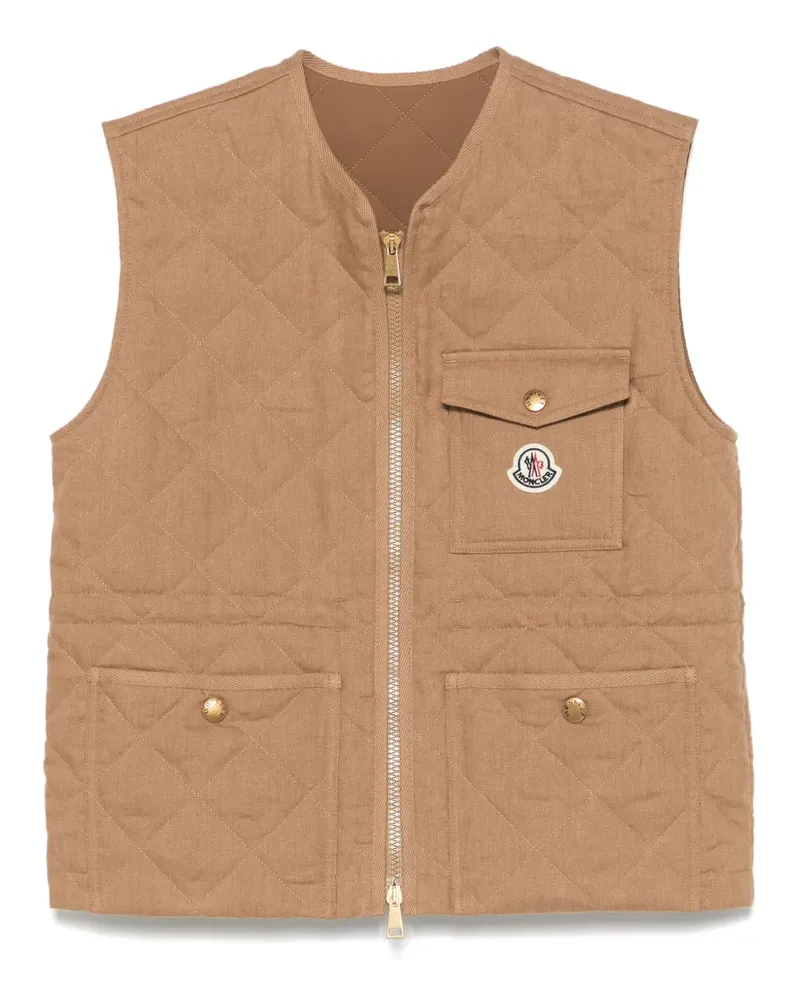 Moncler Vigny Weste - Braun Braun