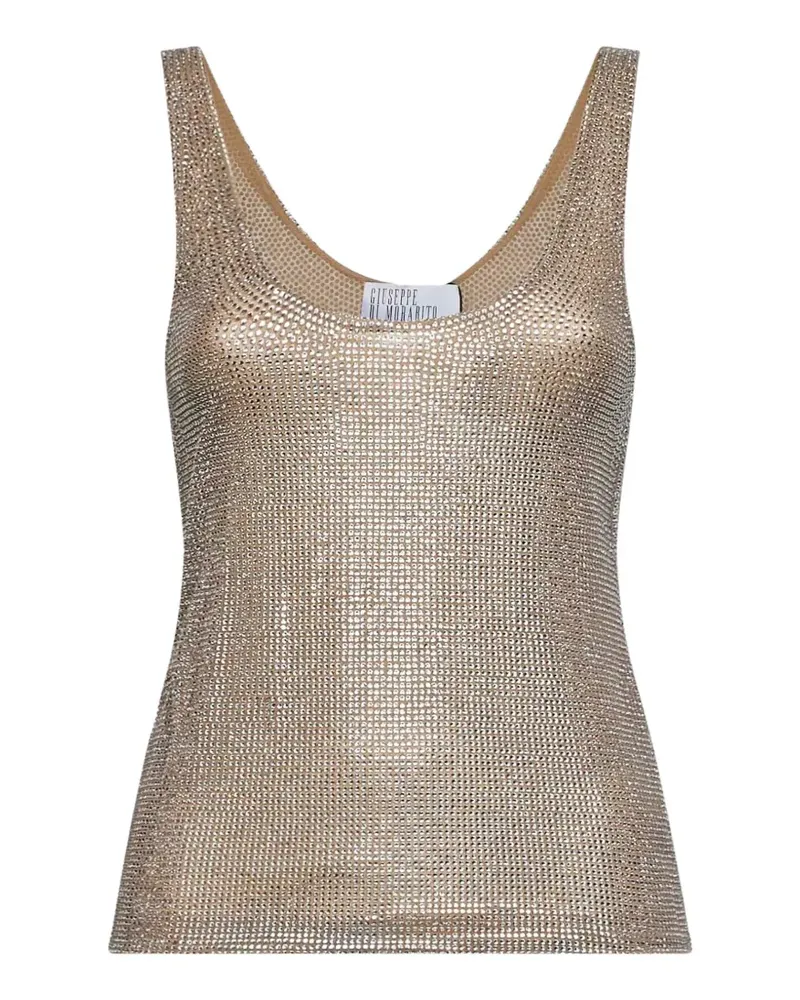 Giuseppe di Morabito Bluse mit Kristallen - Gold Gold