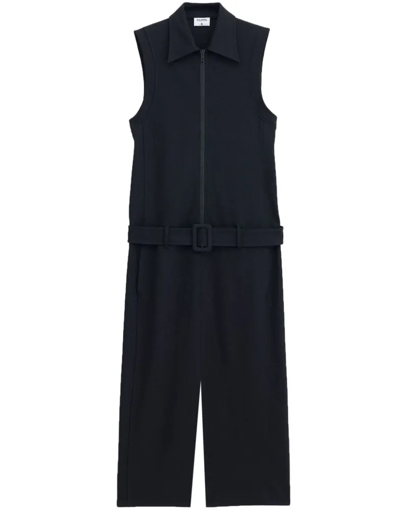 Filippa K Kleid mit Reißverschluss - Schwarz Schwarz