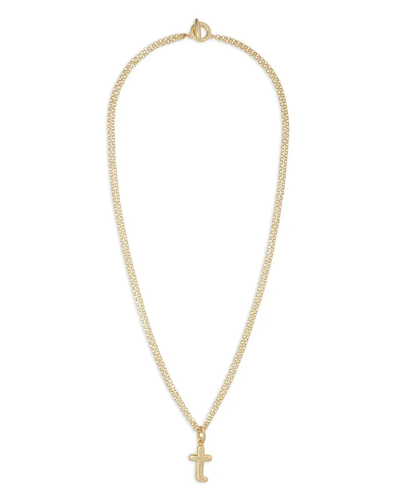 Roxanne Assoulin The Puffy Initial Halskette - Gold Gold