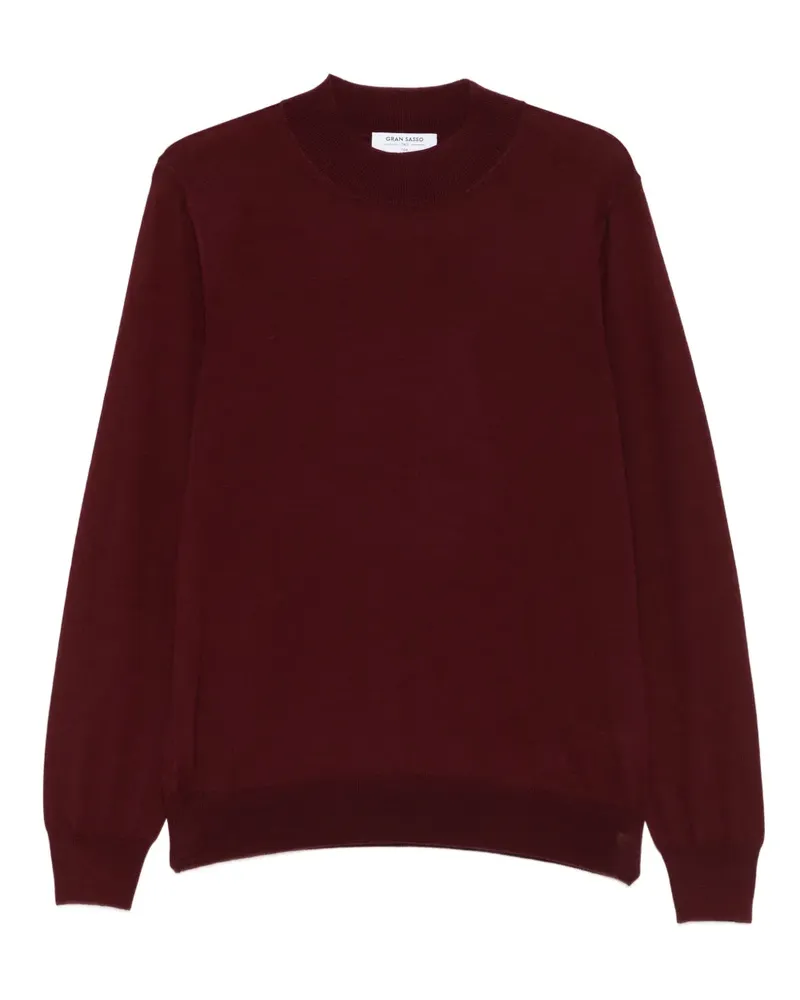 Gran Sasso Pullover mit geknöpften Schultern - Rot Rot