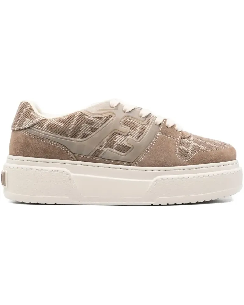 Fendi Match Plateau-Sneakers - Braun Braun